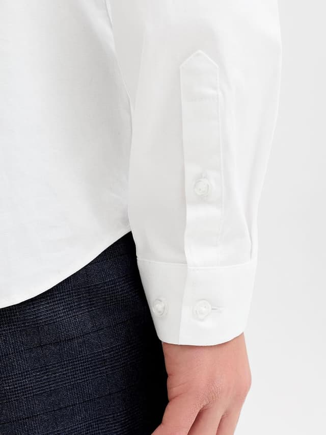 Detalle 2 de Camicia formale sagomata in vita Jack & Jones Junior, vestibilità regular