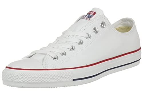Detalle de Converse All Star Ox Canvas Zapatillas Blancas 👟 UK 8.5
