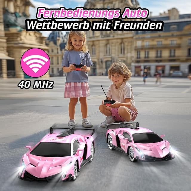 Thumbnail 3 de Ferngesteuertes Auto Mädchen 1:18 pink