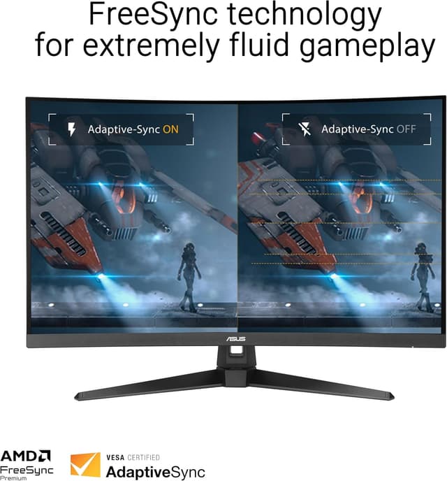 Detalle 2 de ASUS TUF Gaming VG32VQM5AZ 32" Curved Full HD Gaming Monitor (240Hz, 0.5ms, FreeSync Premium)