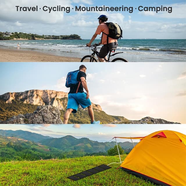 Detalle 2 de FlexSolar 40W Foldable Solar Panel Charger