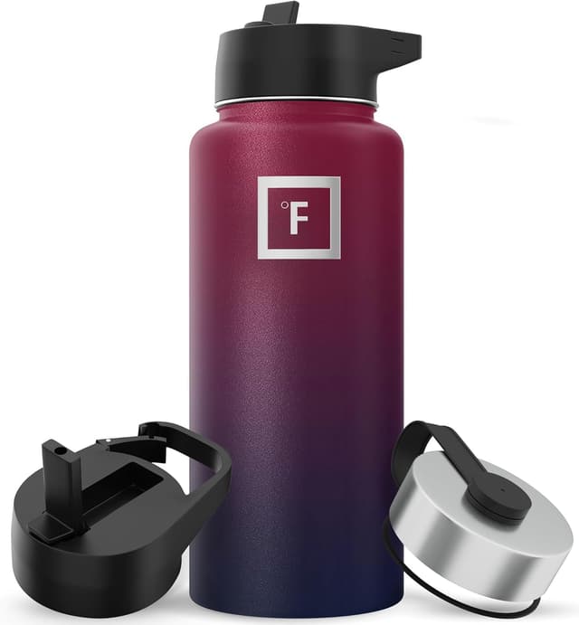 Thumbnail 6 de Edelstahl Trinkflasche mit Strohhalm (BPA-frei, doppelwandig isoliert) – 650/950/1.200/1.800 ml, kohlensäuregeeignet