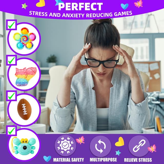 Thumbnail 5 de 1000Pcs Fidget Toys Pack