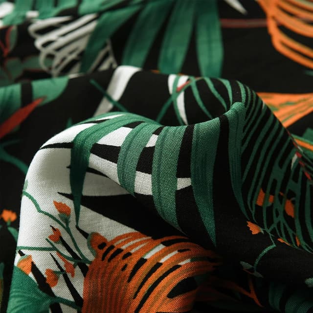 Thumbnail 4 de Yoolhamy Hawaii Hemd für Männer Blumen