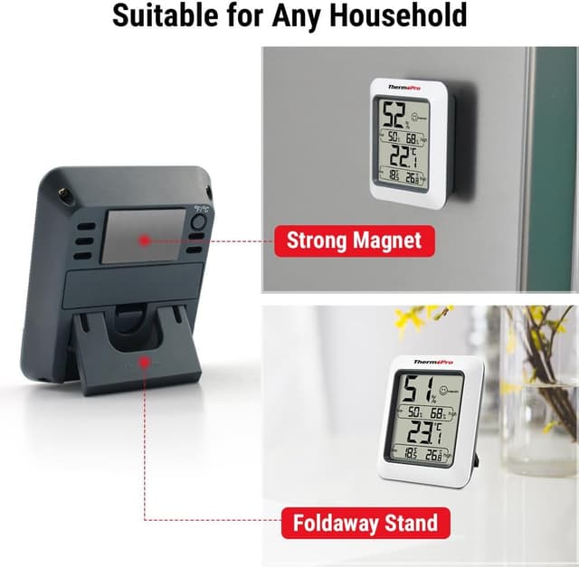 Thumbnail 4 de ThermoPro TP50-3 Hygrometer Innen