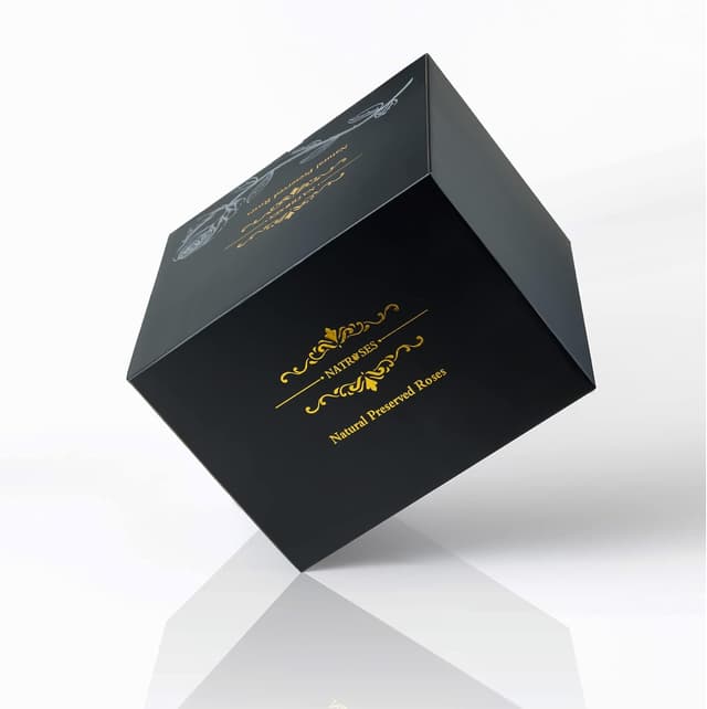 Detalle 2 de NATROSES Gifts for Her 27-Piece Forever Preserved Roses in a Box (Buttermilk)