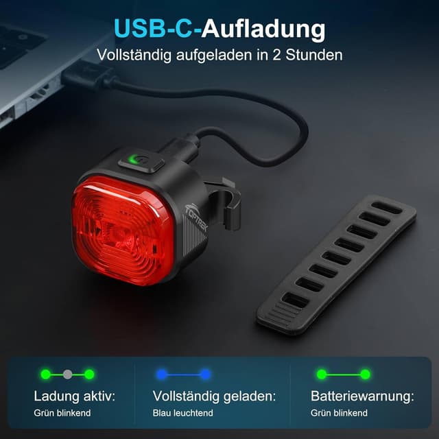 Thumbnail 4 de toptrek Fahrrad Rücklicht LED