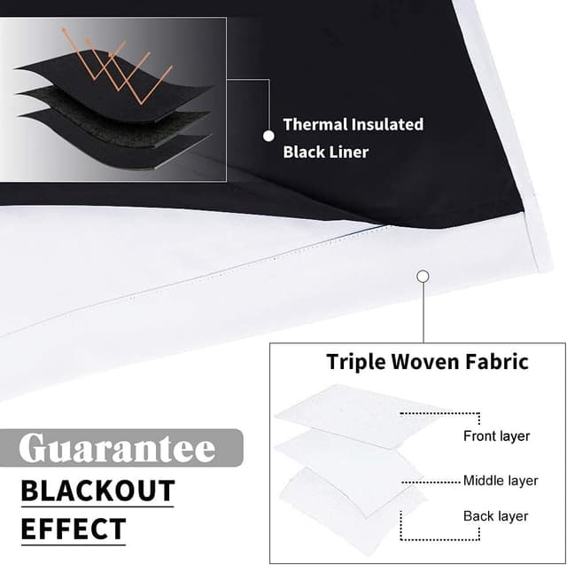 Detalle 1 de PONY DANCE Verdunklungsvorhänge 2er Set 220