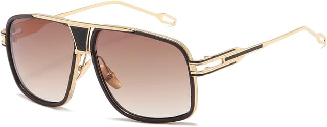 Detalle de kimorn Retor goggle-style sunglasses (AE0336) with metal frame