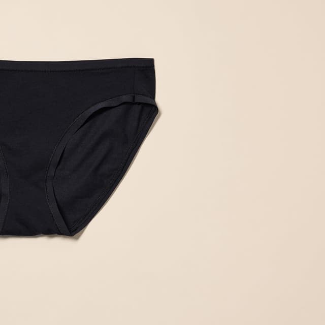 Detalle 2 de Amazon Essentials Damen-Bikinihose aus Baumwolle (tiefer Sitz auf der Hüfte, in Übergröße erhältlich)