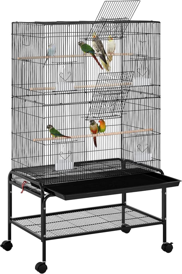 Imagen de Yaheetech Gabbia per pappagalli 79×49×134,5 cm 🐦 en OfertitasTOP