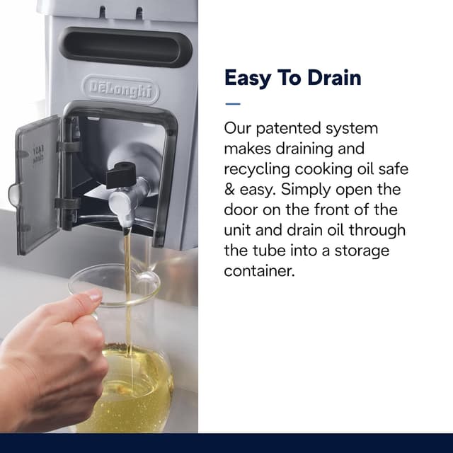 Detalle 2 de De’Longhi Livenza Deep Fryer 4L 🍟