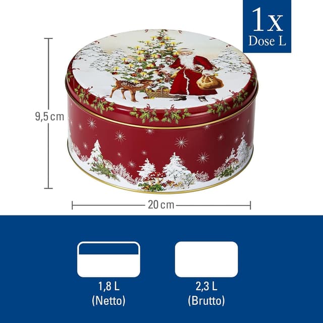 Thumbnail 4 de Villeroy & Boch Winter Collage boîtes biscuits