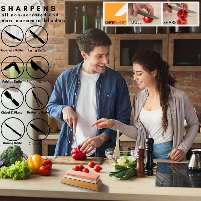 Thumbnail 5 de Messerschleifstein Set 400/1000 & 3000/8000 Körnung 🪓