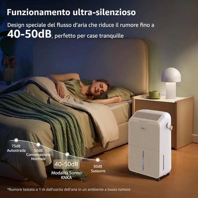 Detalle de KNKA Deumidificatore 16L/24h per casa