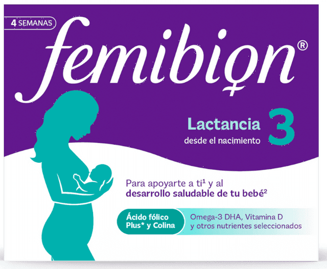 Thumbnail 1 de Femibion 3 Lactancia vitaminas 3x28 cápsulas