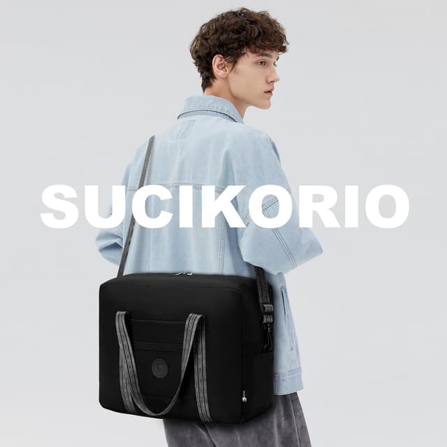 Thumbnail 6 de SUCIKORIO Borsa da Viaggio EasyJet 45x36x20 cm impermeabile in nylon 32L con tracolla regolabile