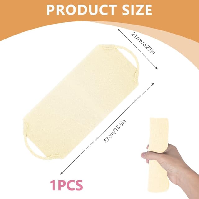 Detalle 2 de LOPHE Scrubber per la schiena: panno esfoliante elastico per doccia e bagno