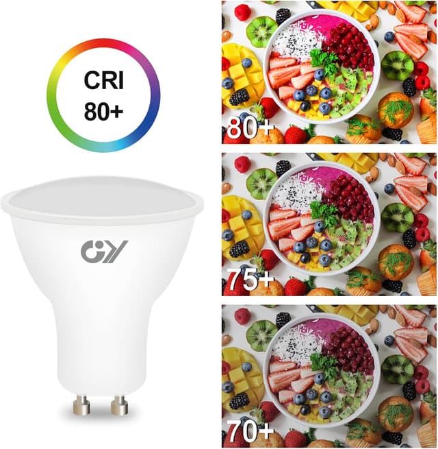 Thumbnail 4 de GY GU10 LED Bulbs 12 Pack 8W 6500K spotlight