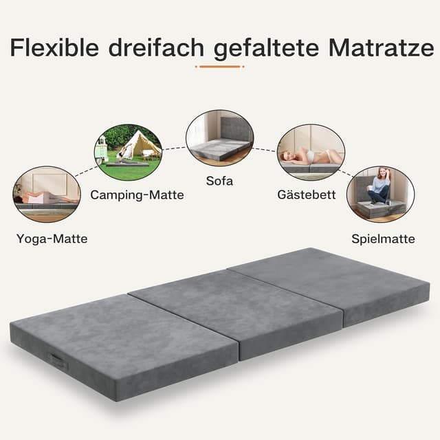 Thumbnail 6 de MOLPHIT Materasso pieghevole singolo 75x195 cm