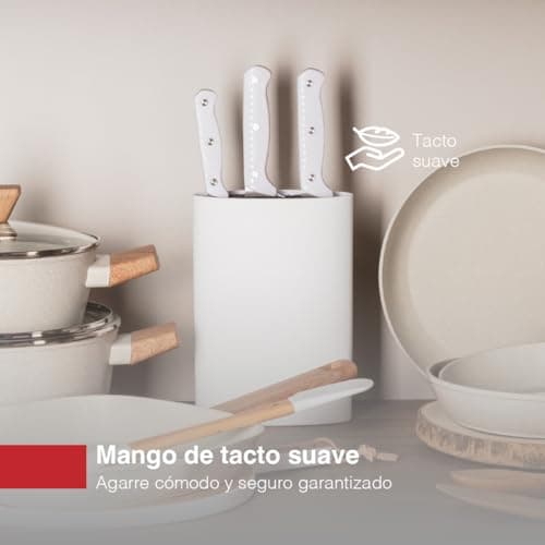 Thumbnail 3 de BERGNER NATURALLY - Set de Cuchillos Inoxidable con Bloque 🥢