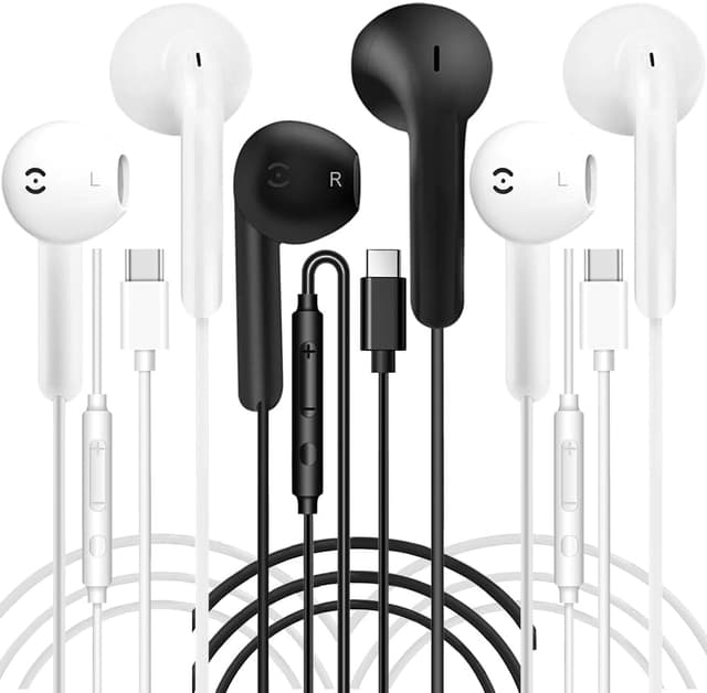 Detalle de USB C Wired Earphones 3 Pack