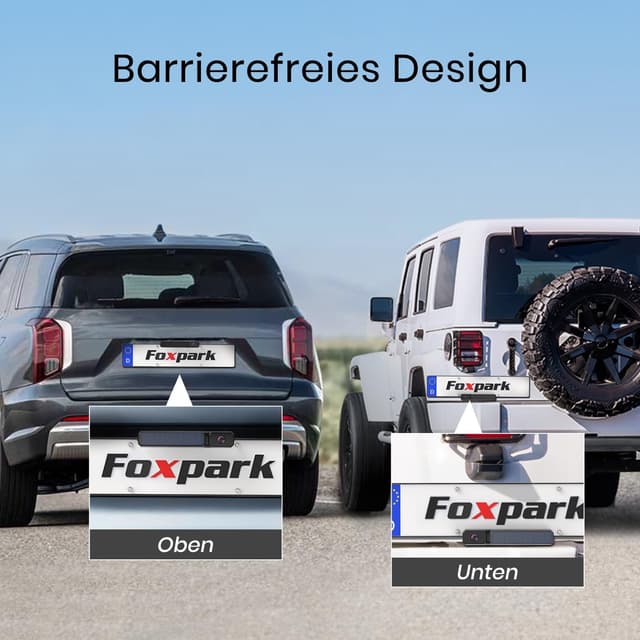 Thumbnail 6 de Foxpark Solar Rückfahrkamera 1080P 5"