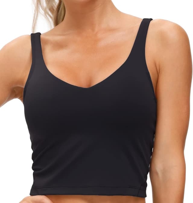 Detalle de THE GYM PEOPLE Sports Bra Longline Medium Support