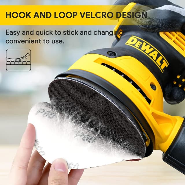 Thumbnail 3 de AUGOLA 125mm Sanding Discs Pack 60pcs