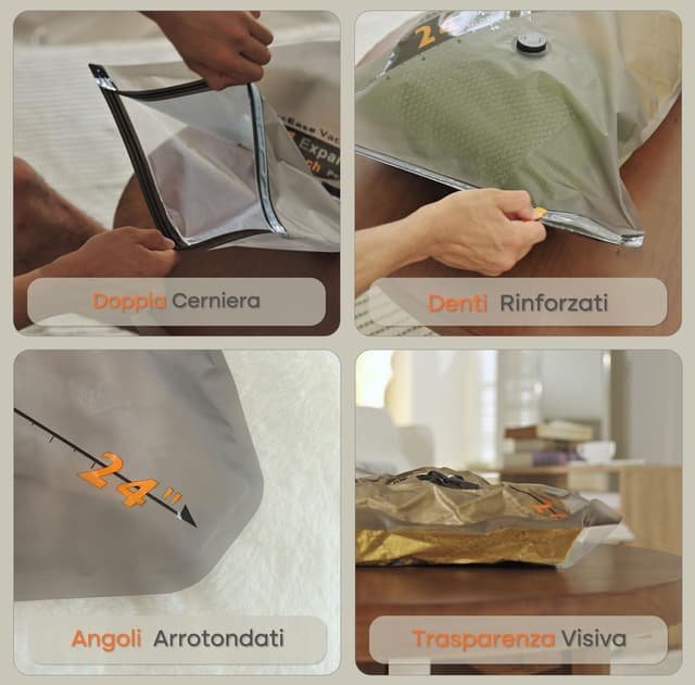 Detalle 2 de Vacbird Vacbird sacchetti sottovuoto vestiti 20