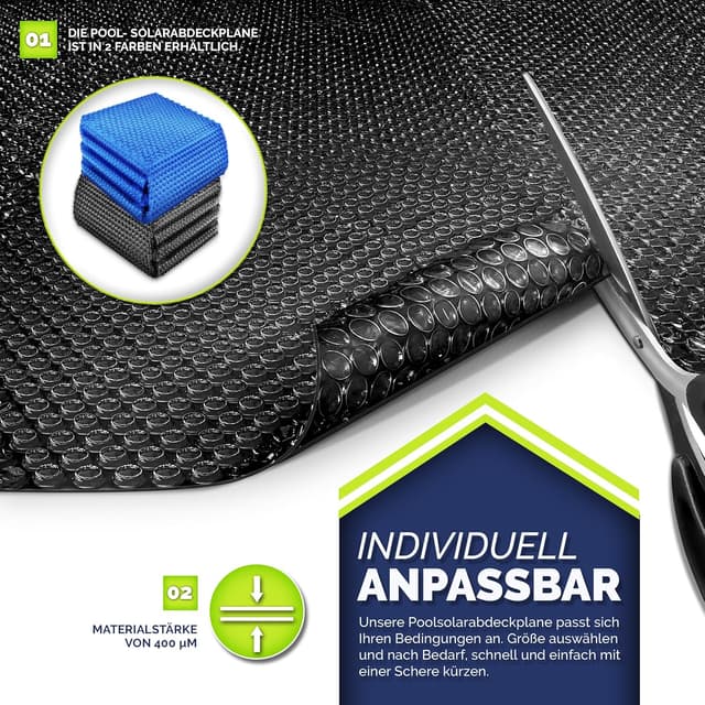 Thumbnail 1 de tillvex Premium Pool Solarplane 549x274 cm