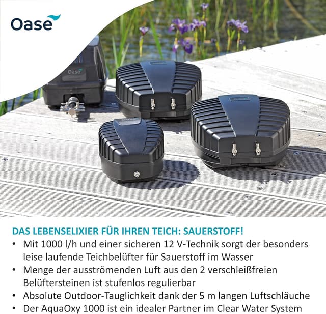 Detalle 2 de OASE AquaOxy 1000 Teichbelüfter