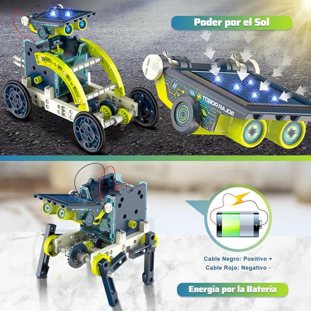 Thumbnail 5 de Hot Bee Robot Solar: Kit Educativo Divertido para Niños