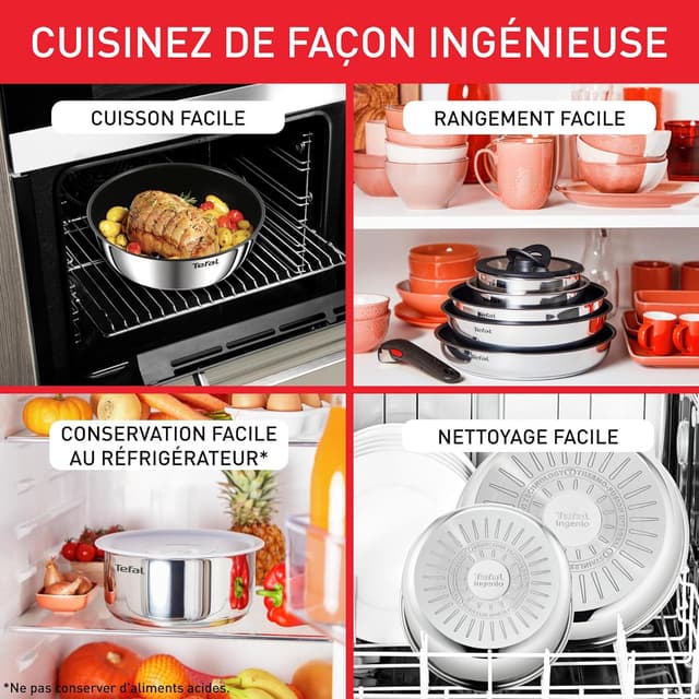Detalle 2 de Tefal Ingenio Emotion, batterie induction