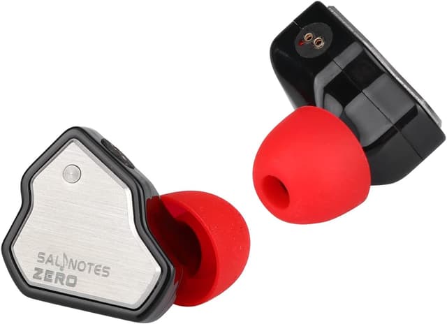 Detalle de Linsoul 7Hz Salnotes Zero auricolari IEM con driver dinamico da 10 mm e cavo OFC staccabile (2pin, nero)