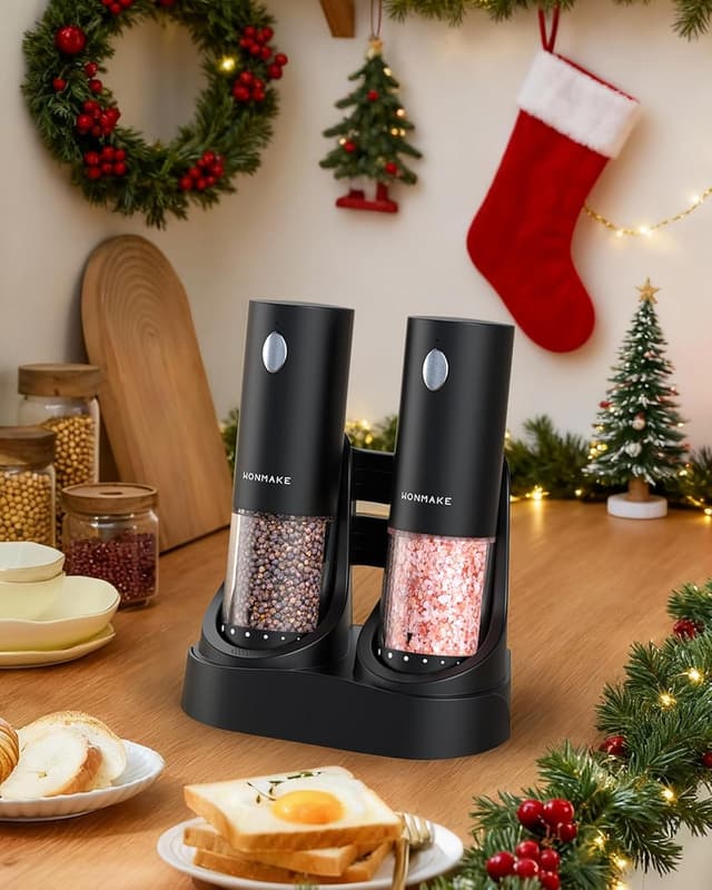 Thumbnail 2 de Electric Salt & Pepper Grinder Set