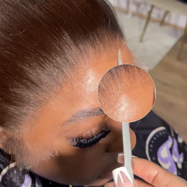 Detalle de 250% Density 13x6 HD Lace Front Deep Wave Human Hair Wigs (Chocolate Brown)