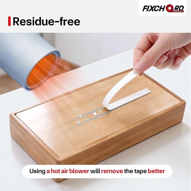 Detalle 2 de Double Sided Tape Heavy Duty 10mm × 3m – Extra Strong PE Foam Mounting Tape for LED strips, décor & more