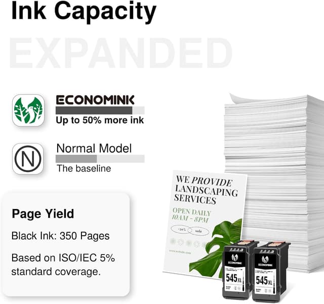 Detalle 2 de Economink 545XL Druckerpatronen 2er Pack 🖨