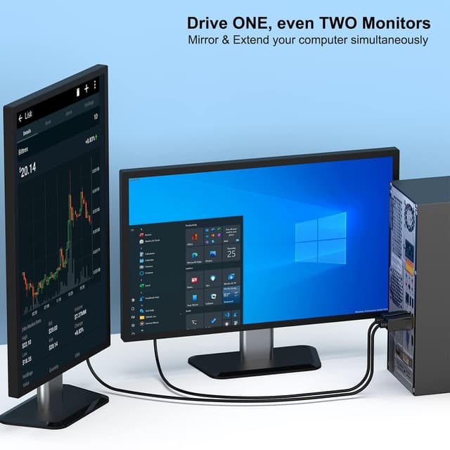 Thumbnail 2 de BENFEI Cavo DisplayPort a DVI 1,8M 1080P