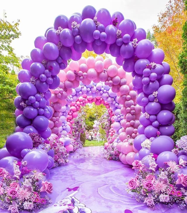 Thumbnail 5 de Kelfara Purple latex balloons, 100 pack