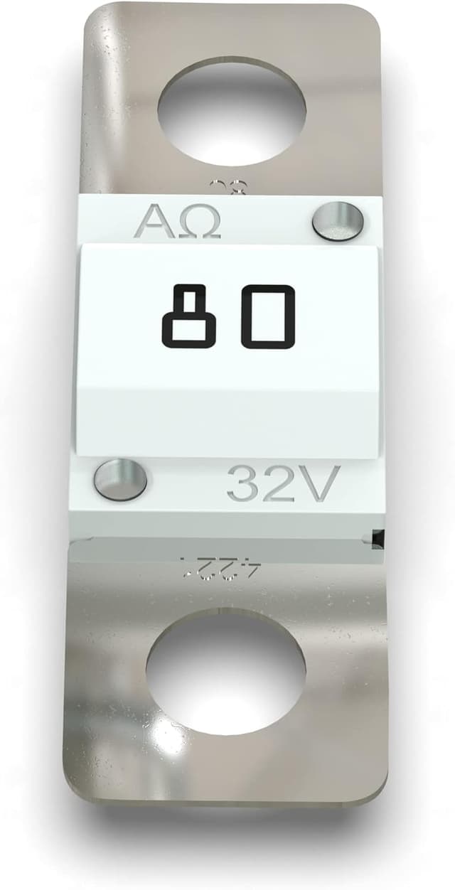 Detalle 2 de AUPROTEC Fusible Midi 80A blanc à vis (ISO 8820-5/M5) – 1 pièce