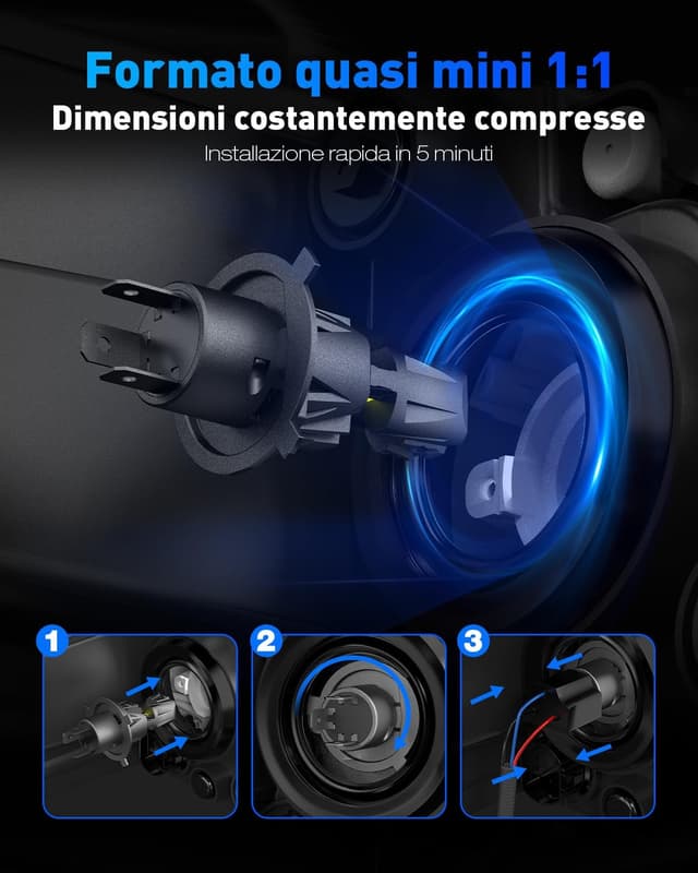 Thumbnail 3 de NOVSIGHT Ampoule LED H4 32000LM 6500K