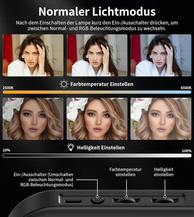 Thumbnail 4 de Magnetisches Ringlicht 6000 mAh RGB für iPhone