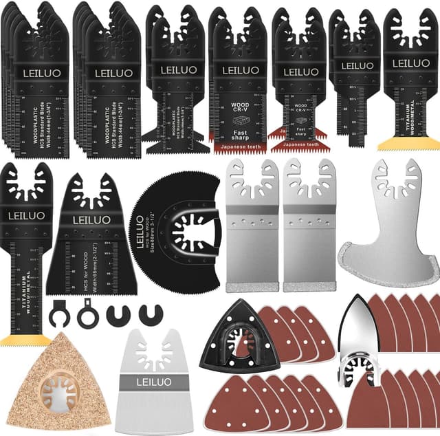 Imagen de LEILUO 155-piece Oscillating Multi-Tool Kit ๐ en OfertitasTOP