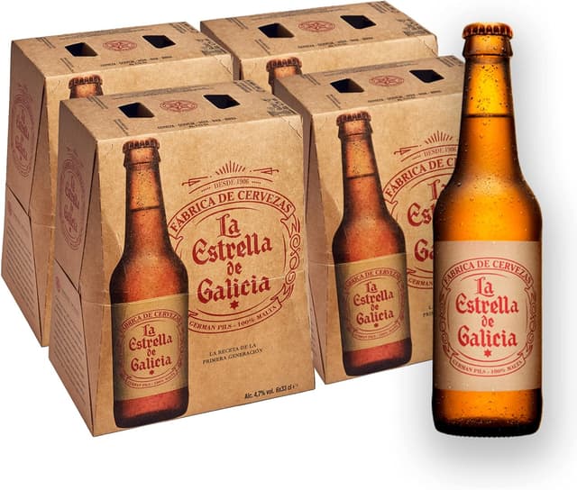 Imagen de La Estrella de Galicia - Pack de 24 Cervezas Lager 🍻 en OfertitasTOP