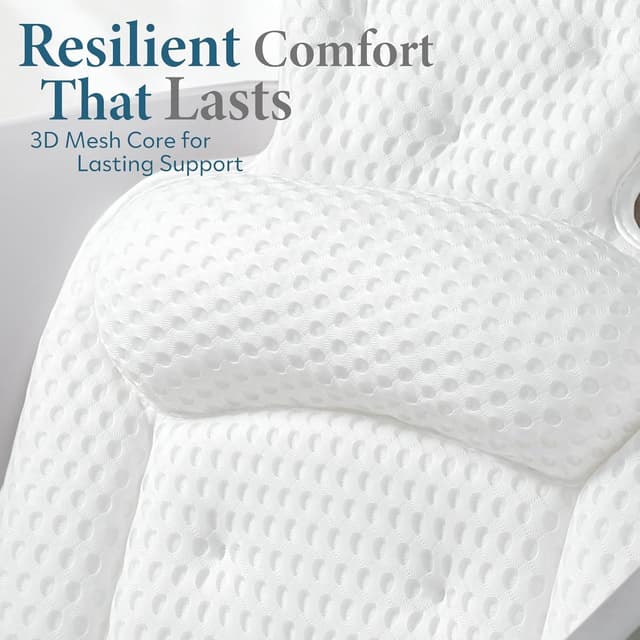 Detalle 2 de Tub bath pillow with 54 suction cups