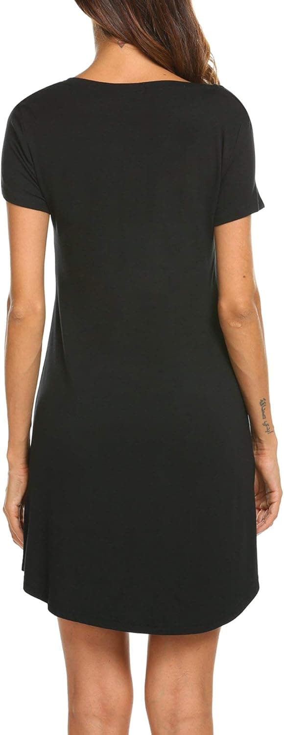 Thumbnail 3 de MAXMODA Chemise de Nuit Femme Jersey XS-XXL