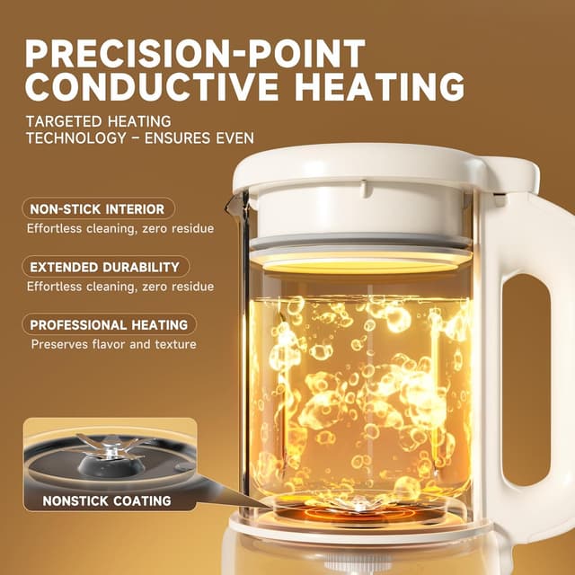 Thumbnail 6 de Nut Milk Maker 40 oz — 8-in-1 Plant Milk Machine 🥛