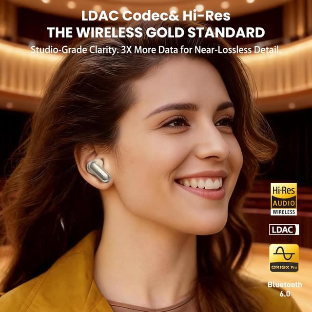 Detalle de TOZO NC20 active noise cancelling earbuds